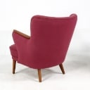 Danish furniture manufacturer. High and low-backed armchair, 1950s (2)