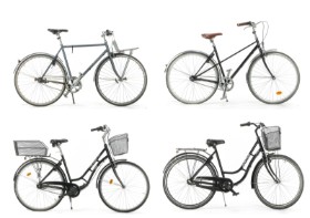 7789, 7788, 7787, 7785 - Samling cykler (4)