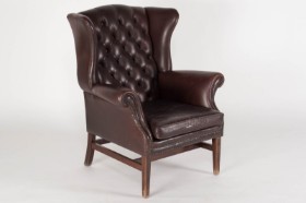 Chesterfield-style Wing Chair,