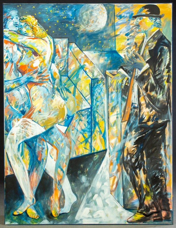 Professor Horst Böhm, diptych dancing couples. (2)