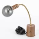Asger Bay Christiansen. Table lamp made of patinated copper
