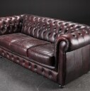 Chesterfield sofa af læder Denne vare er sat til omsalg under nyt varenummer 4421691