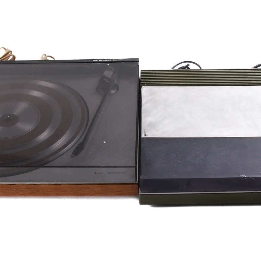 Bang & Olufsen. Two turntables, including model Beogram 3400 (2 ...