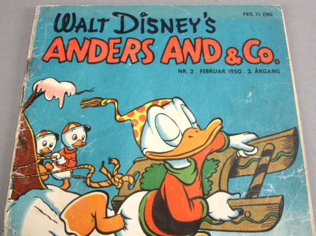 Walt Disney's Anders And & Co. Nr. 2, 3, 4 fra årgang 2 1950 samt Nr. 8, 9, 10, 11, 11B og 12. 2. årgang, 1950 (9)