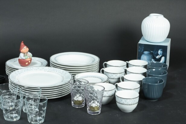 Stelton, Kähler, Aida Poul Pava m.m. Samling termokande, krus, glas m.m. (73)