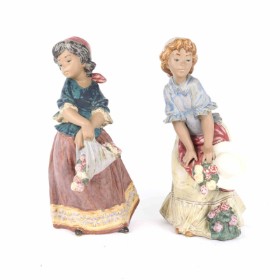 Lladro: To figurer af keramik (2)