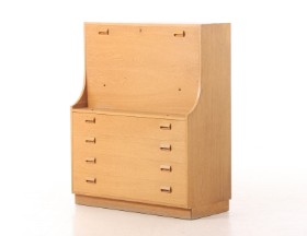 Børge Mogensen for Søborg Møbler. Oak secretary / chatol, 60-70s