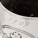 A. Michelsen. Tall, beautiful silver vase