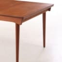 Finn Juhl for France & Daverkosen. Spisebord af massiv teak, model 'FD-540'