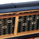 Ubekendt møbelproducent. Trepers. sofa og lænestol med stel af palisander. (2)