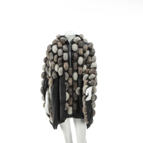 6830 - Copenhagen Fur. Unisex Poncho/Anorak, one size