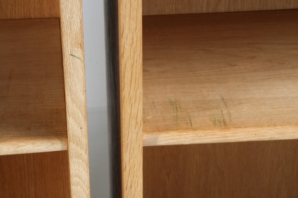 H. J. Wegner for Ry furniture. Pair of bookcases, oak, (2)