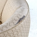 Dansk møbelproducent. To-pers. banansofa, 1940'erne