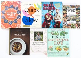 Collection of books on cooking and gardening (7)