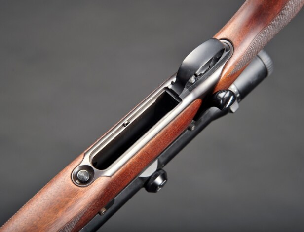 Jagtriffel Sauer 202 Classic kal. 9,3x62 med Zeiss Diavari 2,5x10-48 m/skinne og sigte 4 samt ekstra 5 skuds magasin.