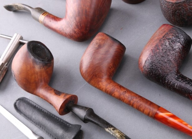 Erik Nørding, Stanwell m.fl. Samling piber af bruyere (14)