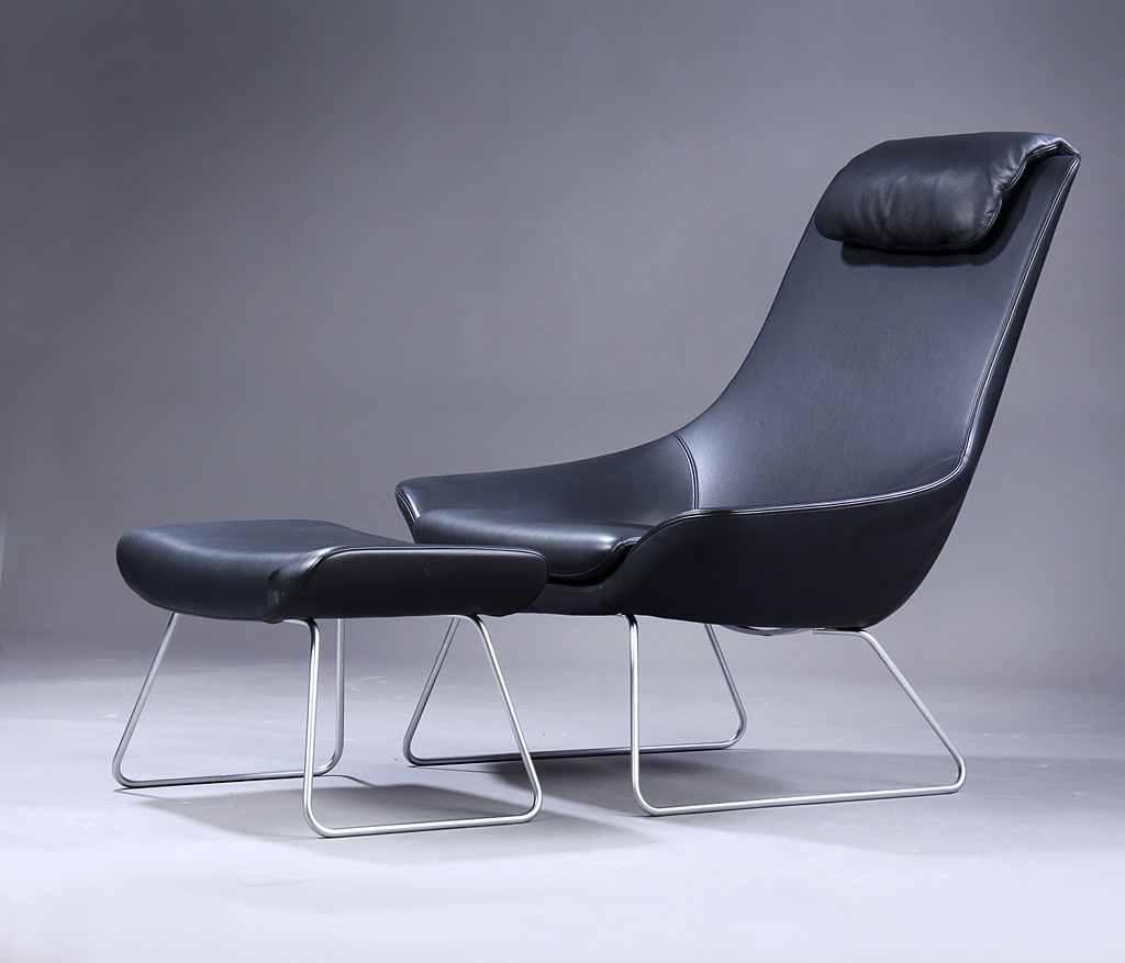 Walter Knoll. 'Flow Chair' and stool (2)