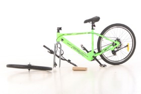 Motum City electric bike with 7 gears - Neon Green