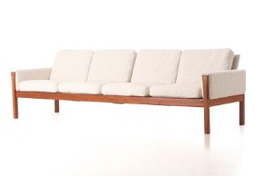 Hans Wegner. Four-person teak sofa, model AP 62/4