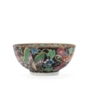 Chinese 'famille noire' porcelain bowl, 1900s