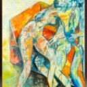 Professor Horst Böhm, diptych dancing couples. (2)