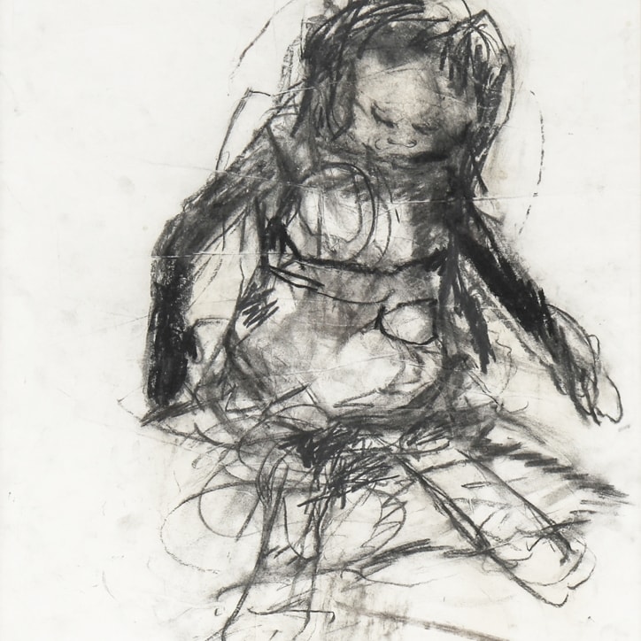 Cathrine Raben Davidsen: Portrætkomposition, 1994 | Lauritz.com