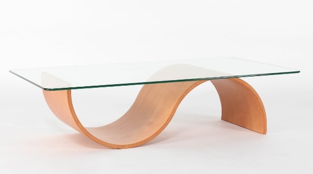 Hjellegjerde. Sofabord model 'Wave'