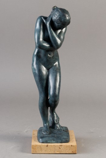 Kopi efter Rodin. Skulptur af patineret bronze