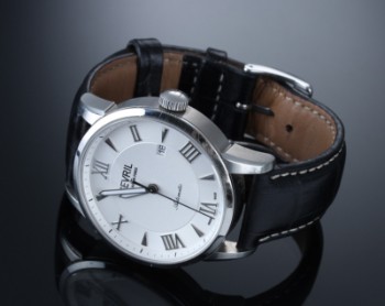 Gevril Five Points, automatic mens wristwatch. Limited edition