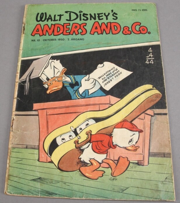 Walt Disney's Anders And & Co. Nr. 2, 3, 4 fra årgang 2 1950 samt Nr. 8, 9, 10, 11, 11B og 12. 2. årgang, 1950 (9)