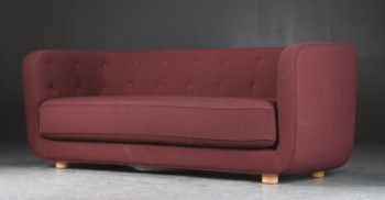 Flemming Lassen. 3 pr sofa. Model Vilhelm.