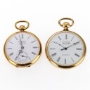 Oudin A Paris, Moeris and Mora. Collection of pocket watches in i.a. silver (6)