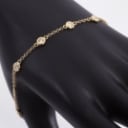 Diamond bracelet made of 18 kt. gold, total approx. 0.56 ct.