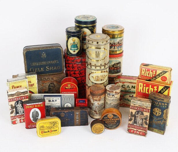 Rich's, Irma, Teofani m.fl.: En samling vintage dåser m.m. (30)