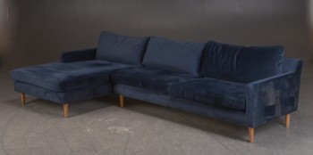 Tre-pers.chaiselong sofa, model Astha