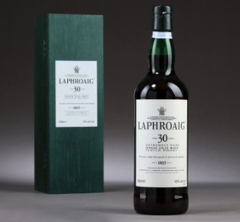 Whisky. Laphroaig 30 years single Islay malt