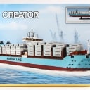 Lego. Maersk to containerskibe nr. 10152 og 10241 (2) Denne vare er sat til omsalg under nyt varenummer 4008273