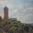 Frans Frandsen. Esbjerg Vandtårn m/ havneudsigt.
