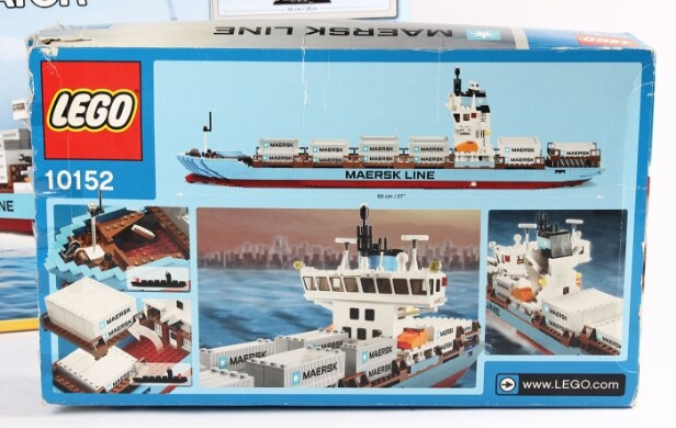 Lego. Maersk to containerskibe nr. 10152 og 10241 (2) Denne vare er sat til omsalg under nyt varenummer 4008273