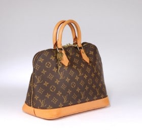 Louis Vuitton. 'Alma PM' håndtaske af Monogram Canvas