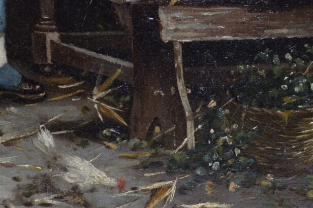 Italiensk kunstner, 19. årh.s slutning: To figurlige scenerier (2)