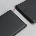 Two cushion sets for Ole Wanscher's armchair, model PJ-112, black leather (2)