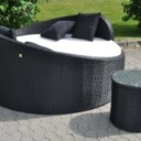Mayfame. Havemøbler af sort polyrattan