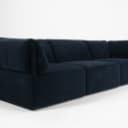 Space Copenhagen for Gubi. Three-person modular sofa model Wonder, exhibition model