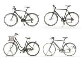 7501, 7502, 7503, 7504 - Samling cykler (4)