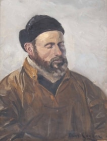 Carl Locher (1851-1915): Portrait of a fisherman. Approx. 1890-1900.