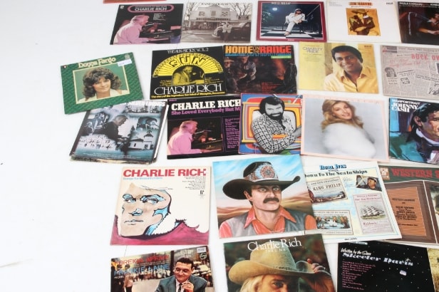 Collection Country & Western LPs / gramophone records (218)