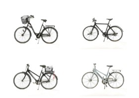 7449, 7450, 7459, 7460 - Collection bicycles (4)