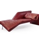 Jochen Flacke for Etienne Aigner. 'Muse' daybed in leather