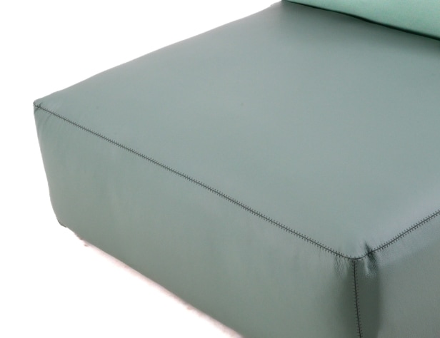 HAY. Sofa module, model Mags, green leather